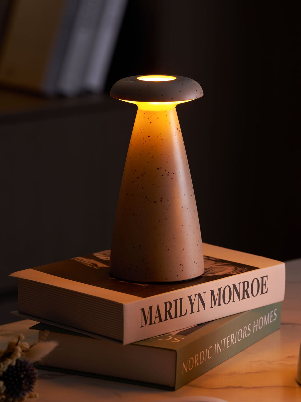 Lampă de masă reîncărcabilă Noko Mushroom 