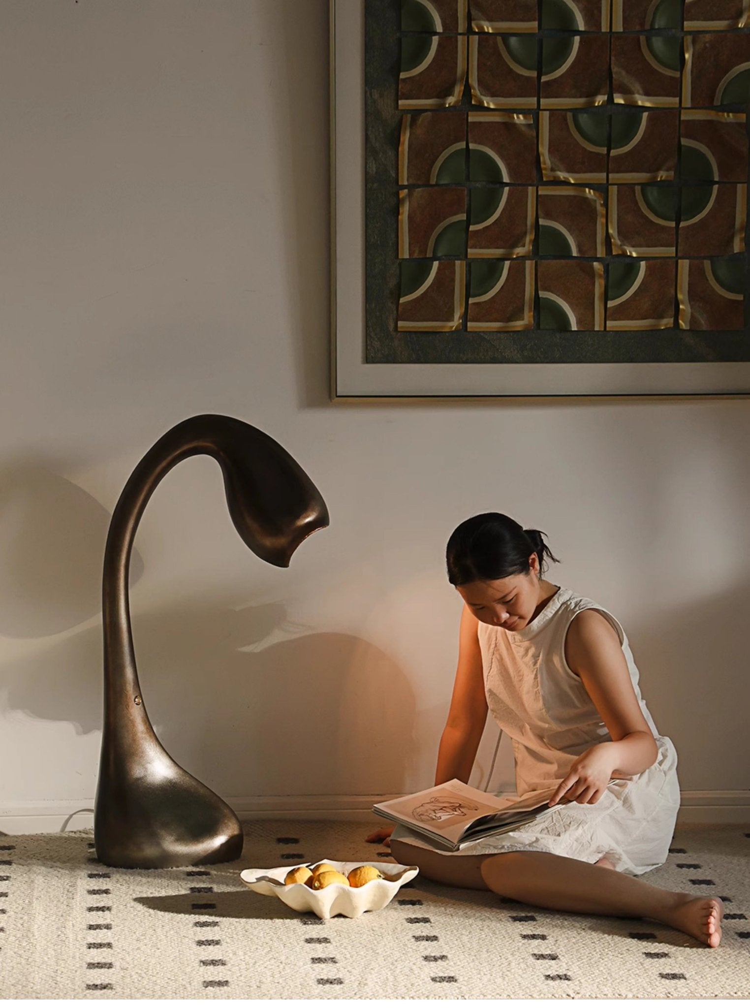 Lampă de masă sculpturală Noor