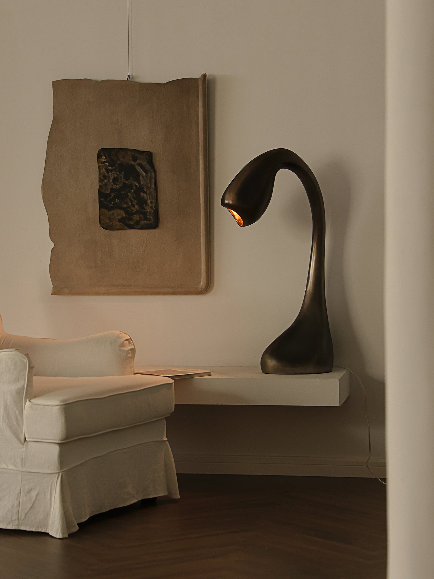 Lampă de masă sculpturală Noor