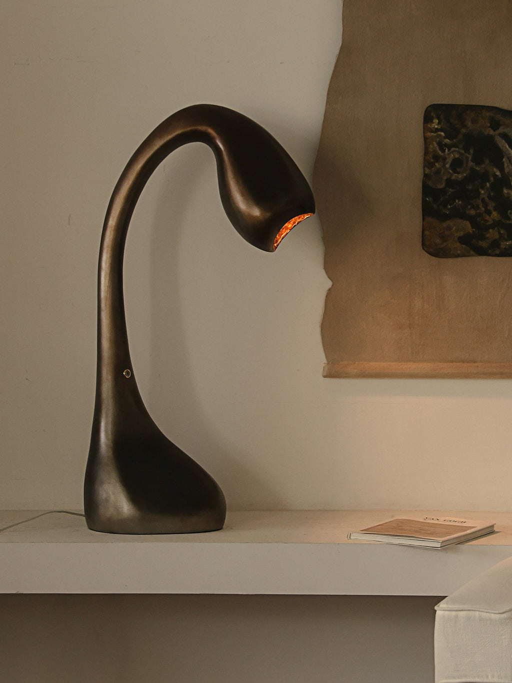 Lampă de masă sculpturală Noor