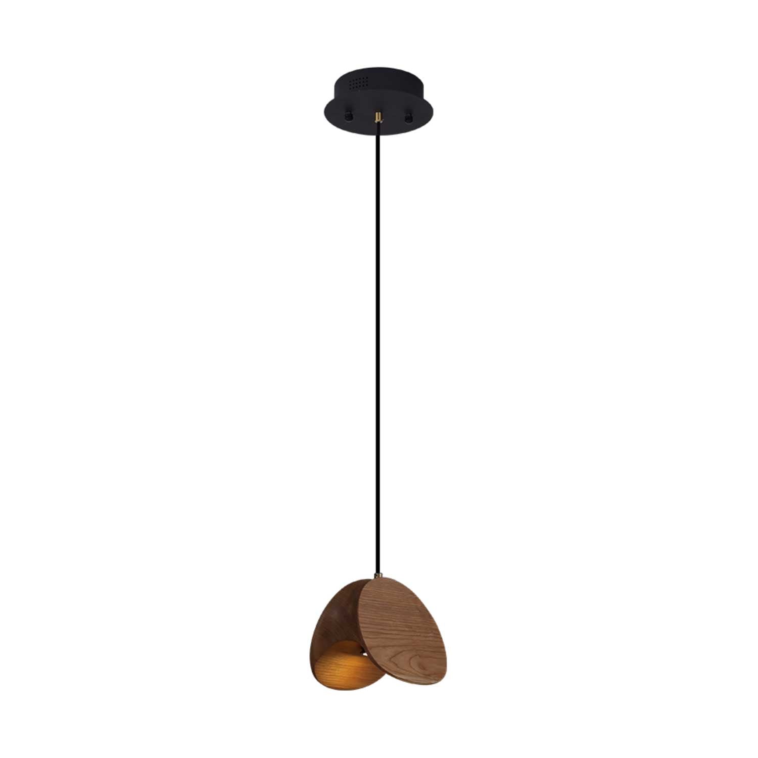 Orbit Fold Wood Pendant Light - Vakkerlight