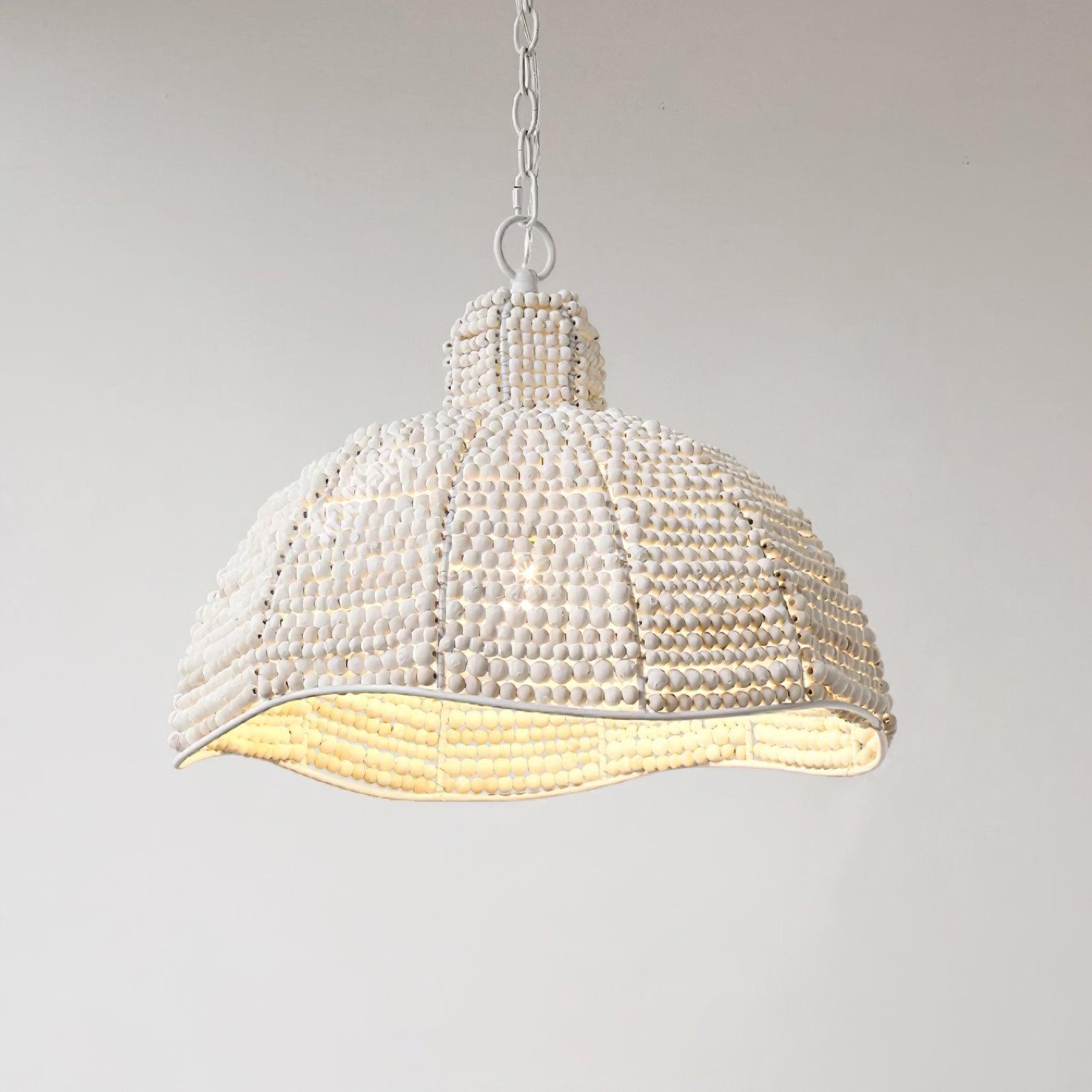 Obispo Wood Beads Pendant Lamp - Vakkerlight