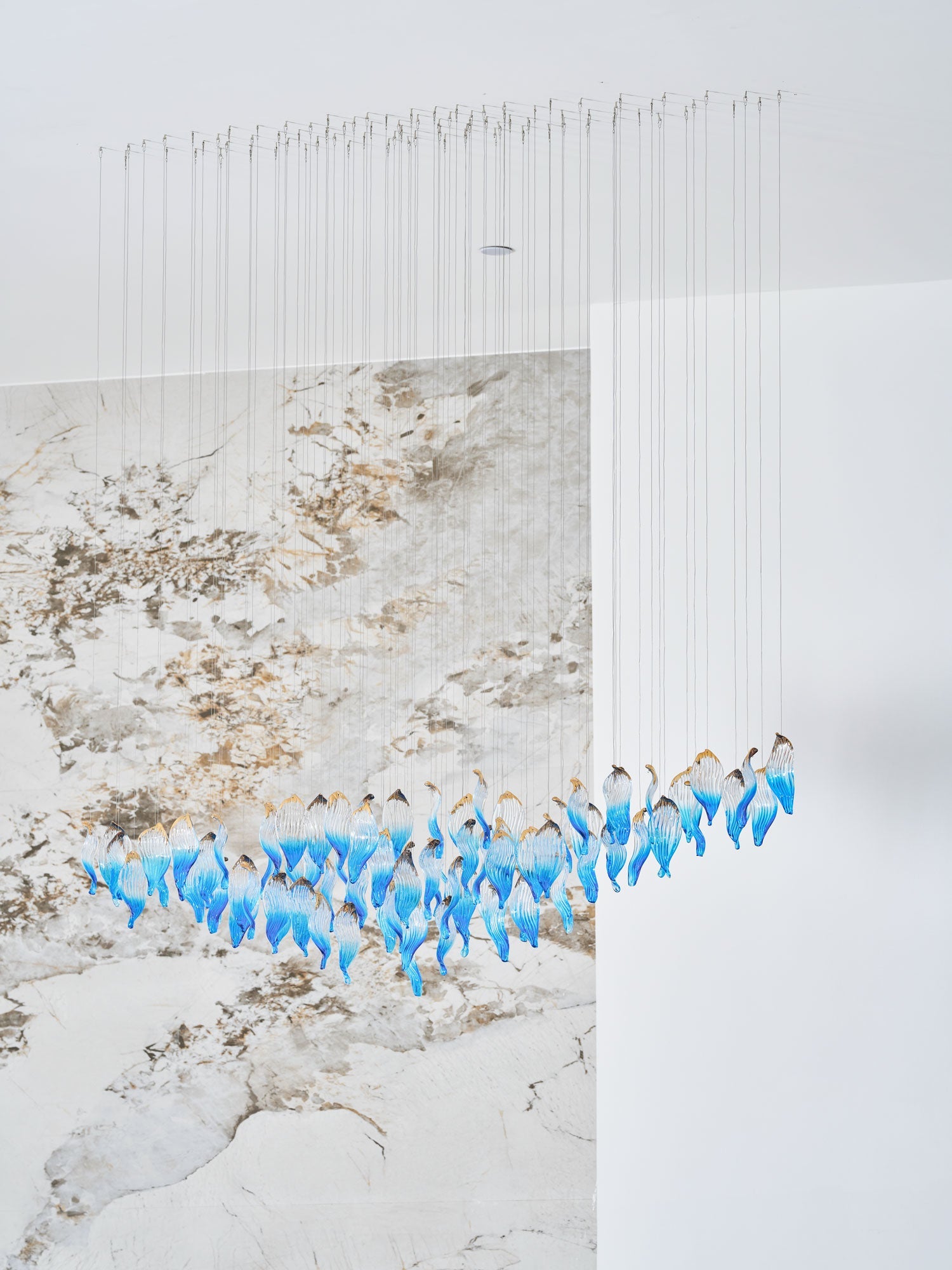Ocean Drift Blown Glass Customize Chandelier