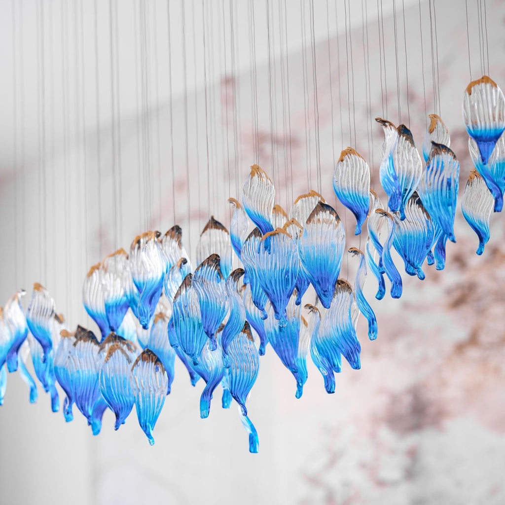 Ocean Drift Blown Glass Customize Chandelier