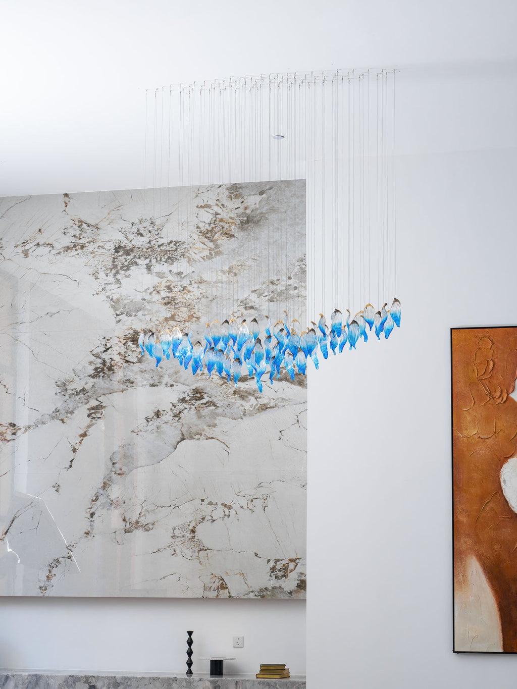 Ocean Drift Blown Glass Customize Chandelier