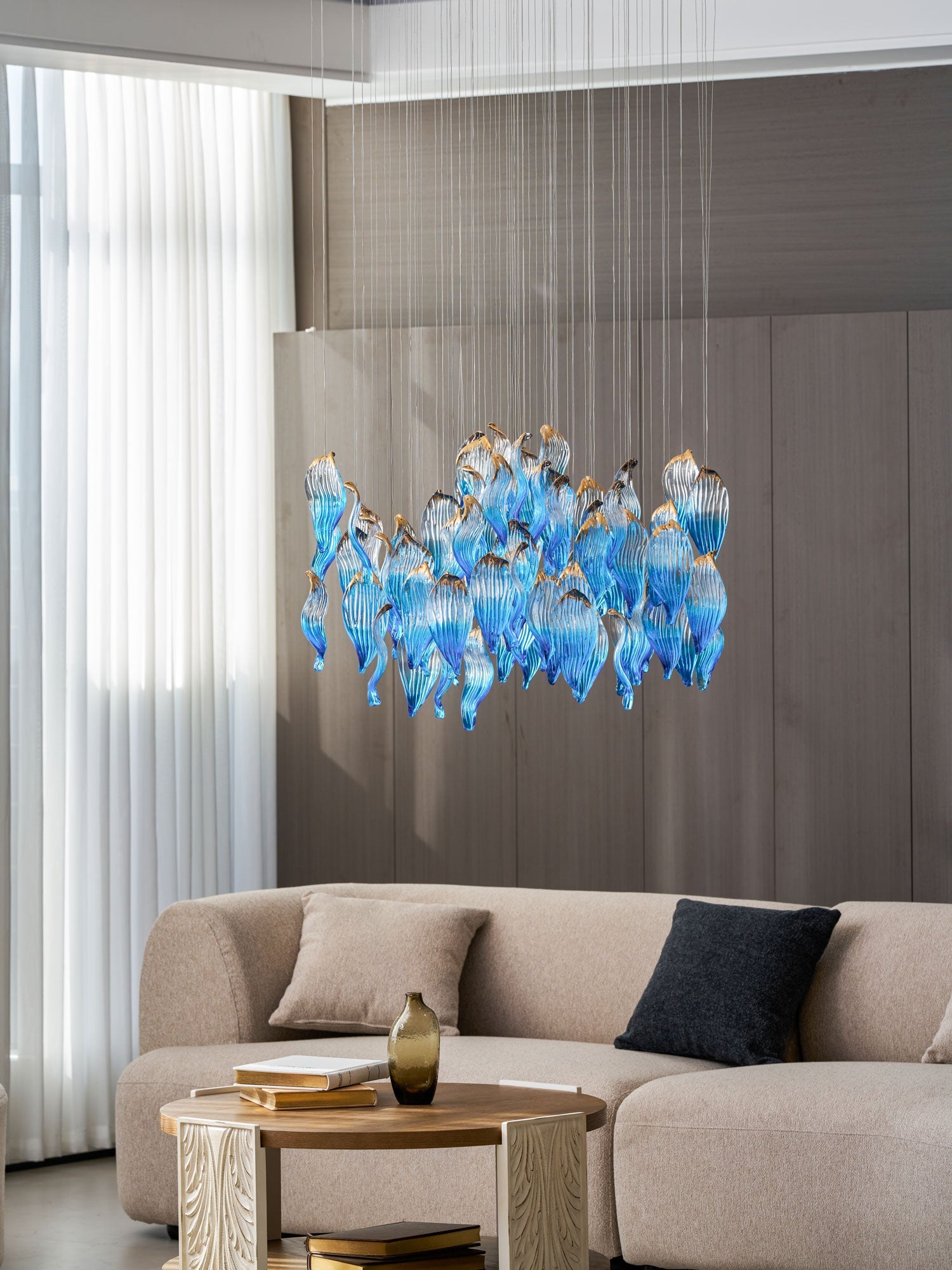 Ocean Drift Blown Glass Customize Chandelier