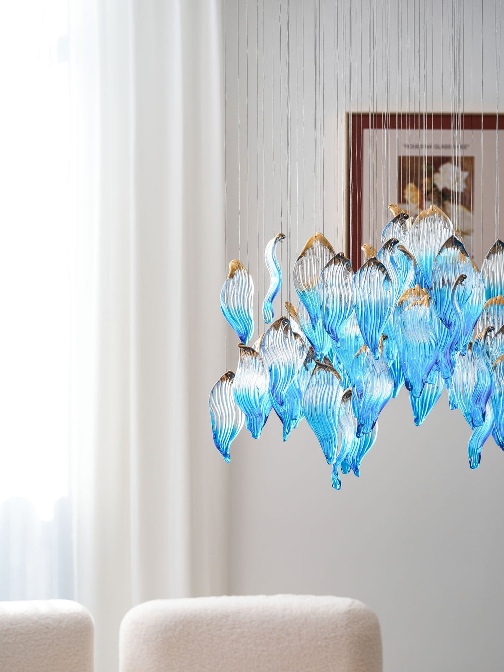 Ocean Drift Blown Glass Customize Chandelier