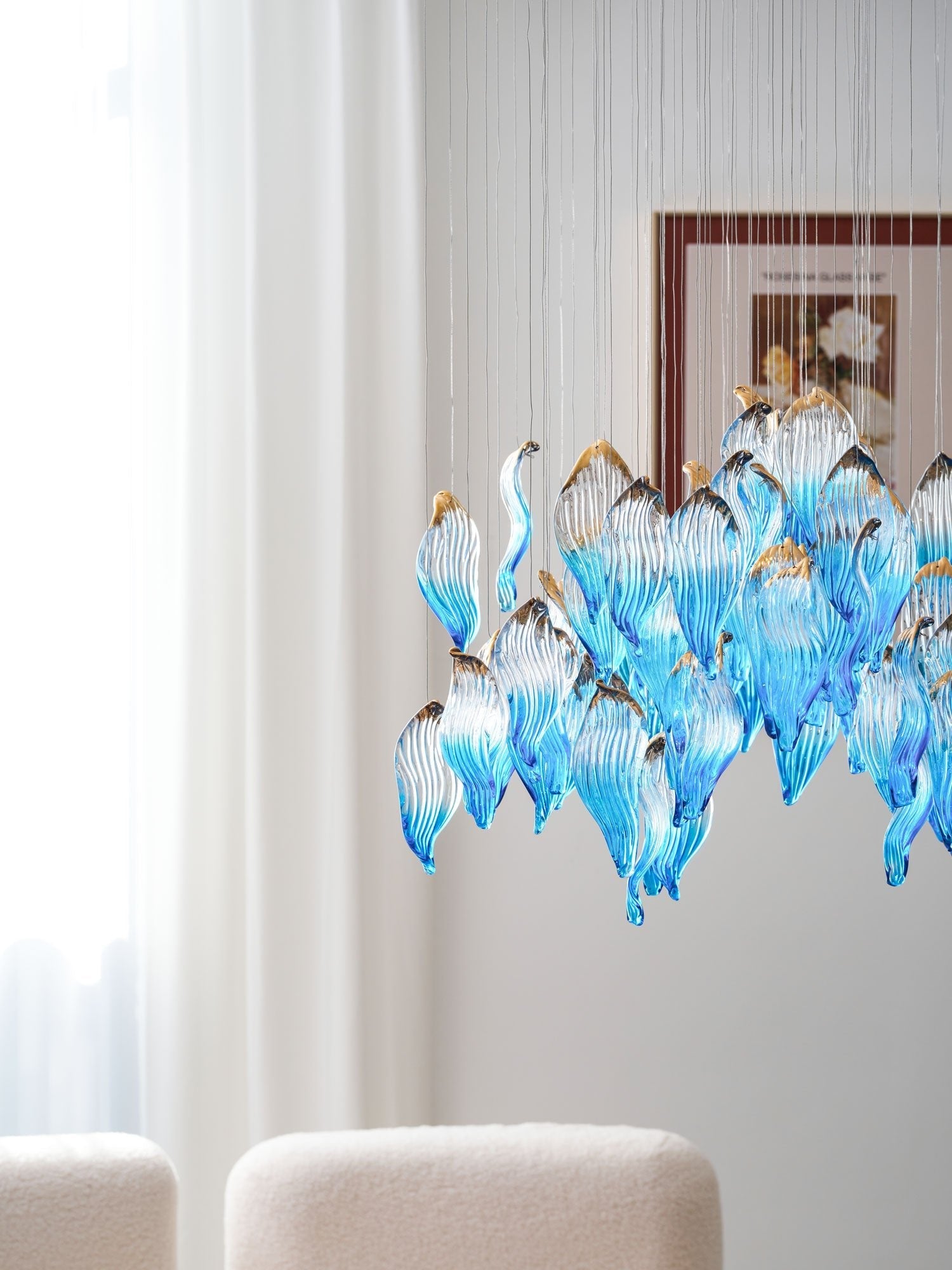 Ocean Drift Blown Glass Customize Chandelier