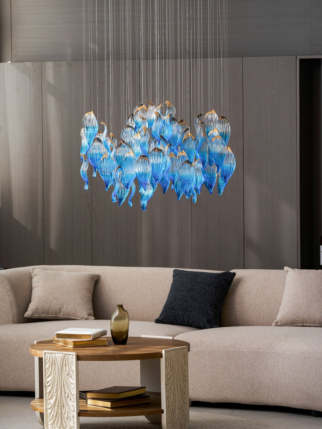 Ocean Drift Blown Glass Customize Chandelier
