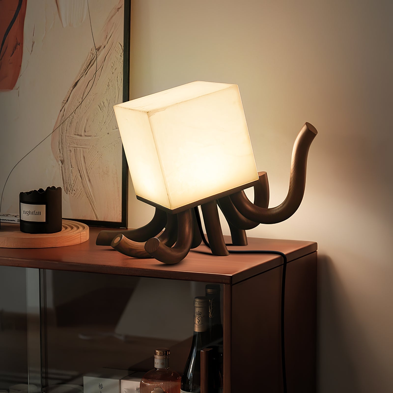 Octavia Alabaster Table Lamp