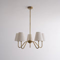 Opaluxe Brass Chandelier - Vakkerlight