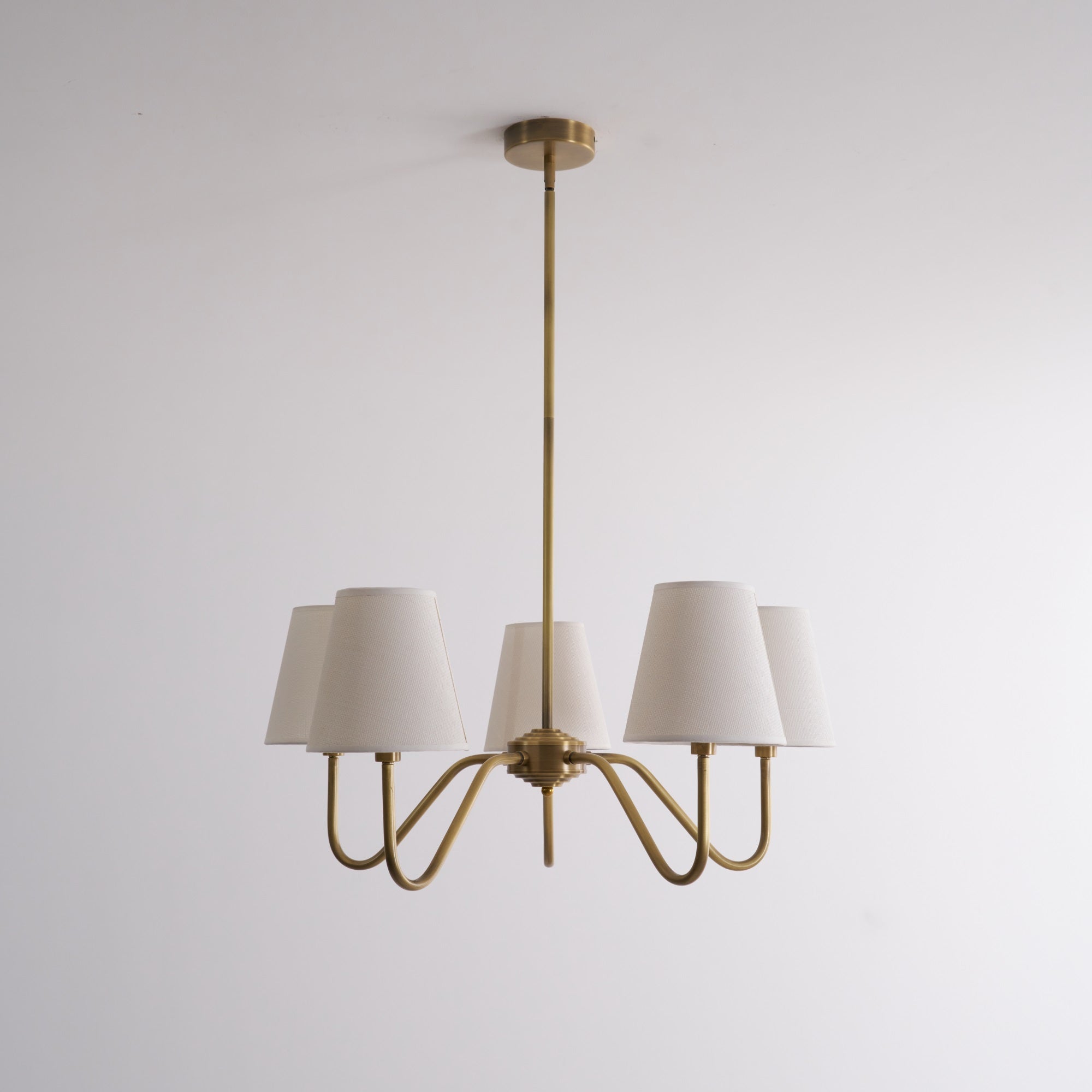 Opaluxe Brass Chandelier - Vakkerlight