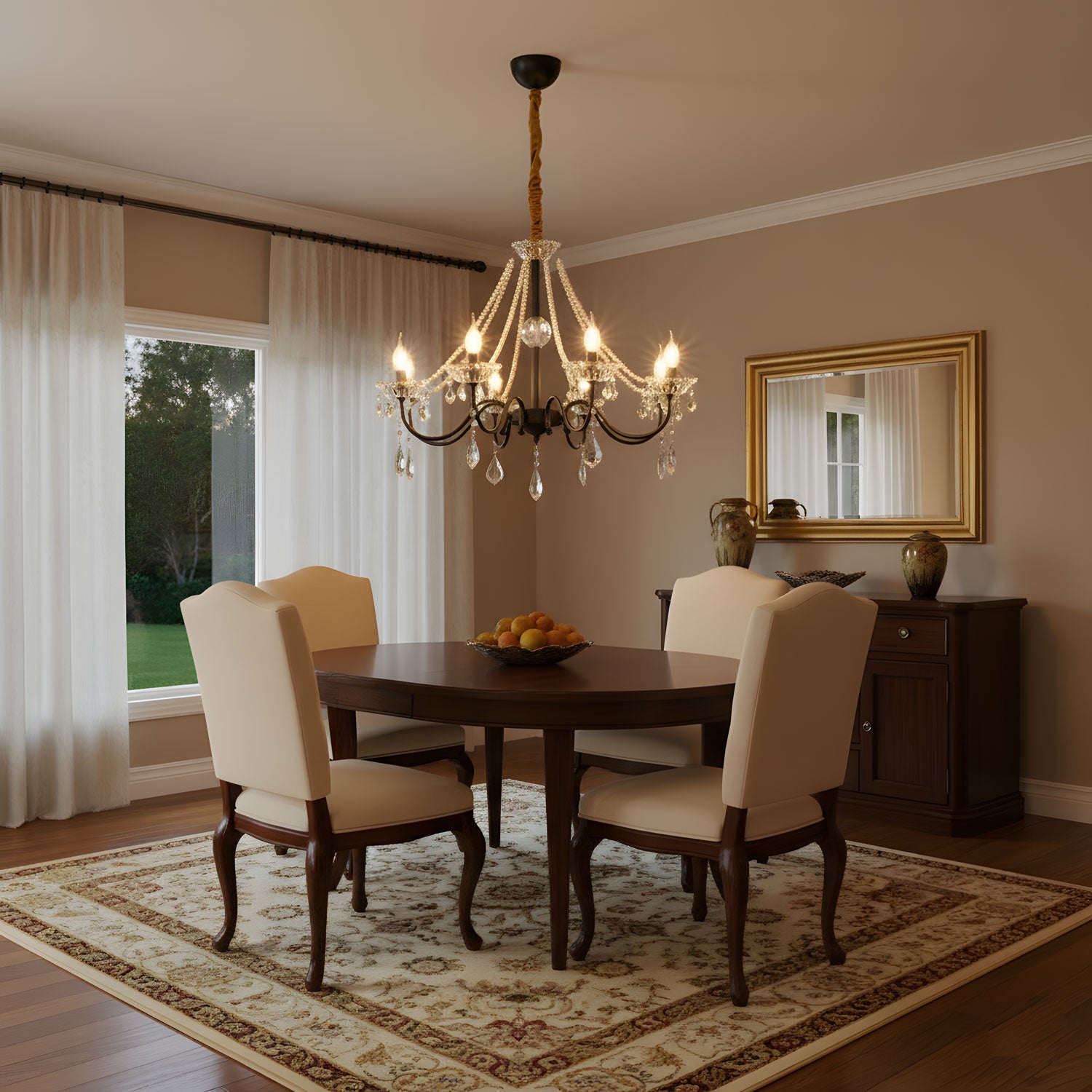 Opulence Crystal Chandelier
