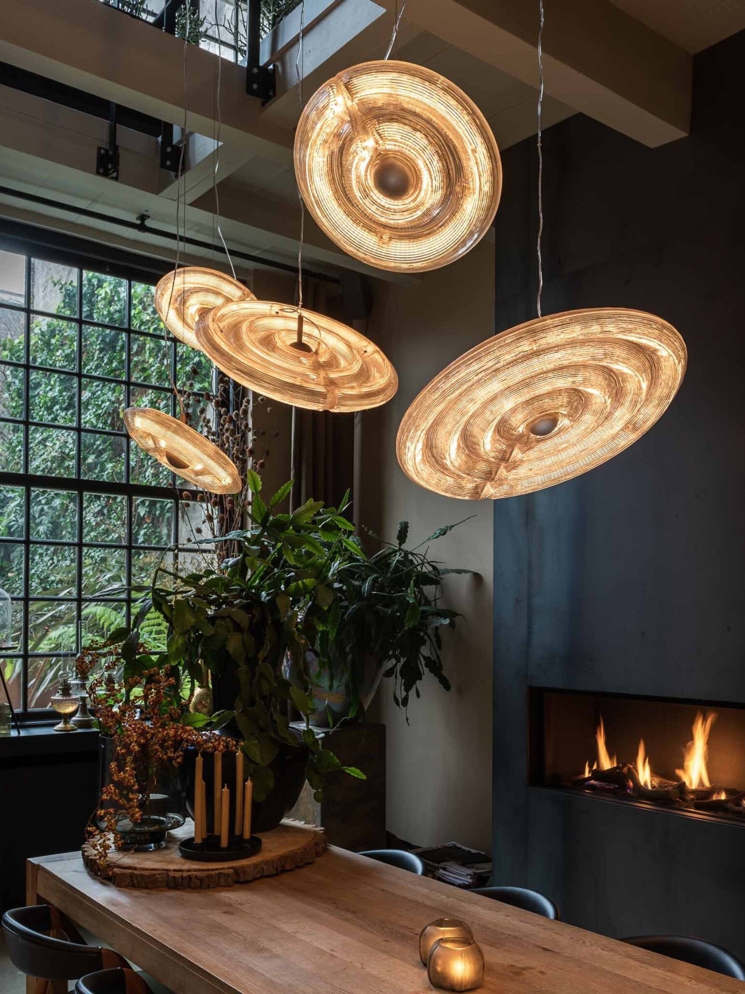 Lampă suspendată Orbis Ripple