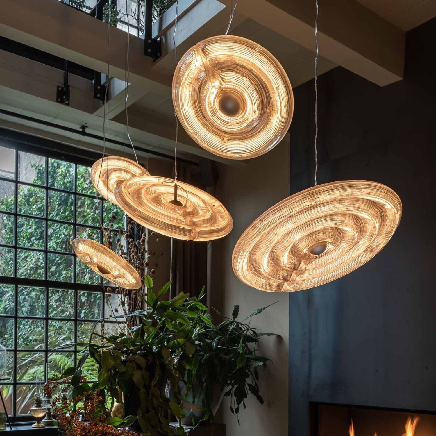 Lampă suspendată Orbis Ripple