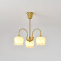 Orchids Brass Chandelier - Vakkerlight