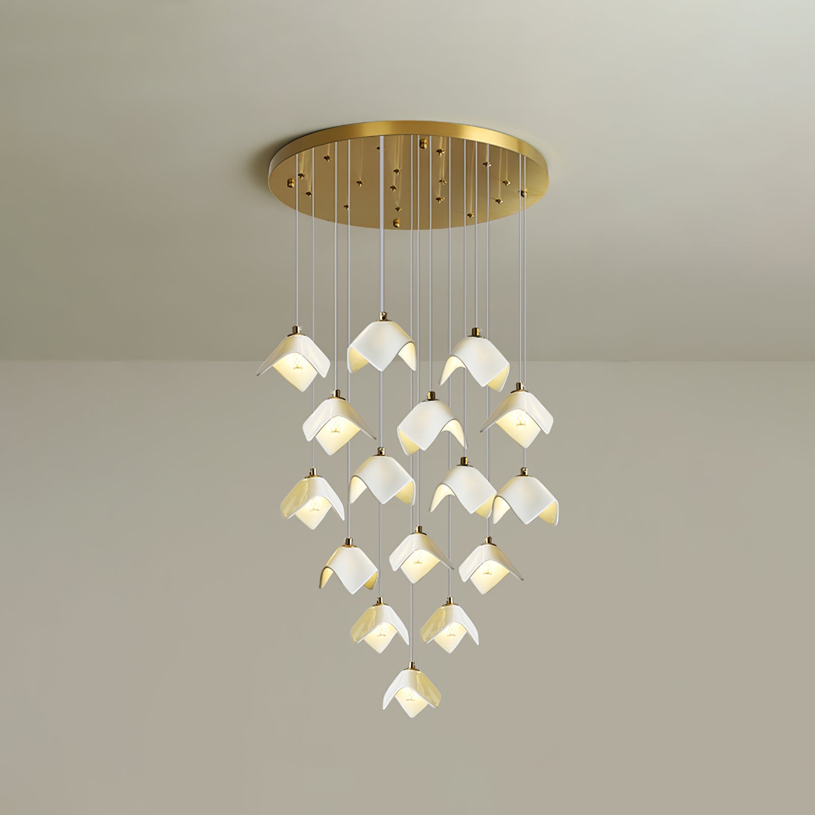 Orlani Cascade Stairs Chandelier - Vakkerlight