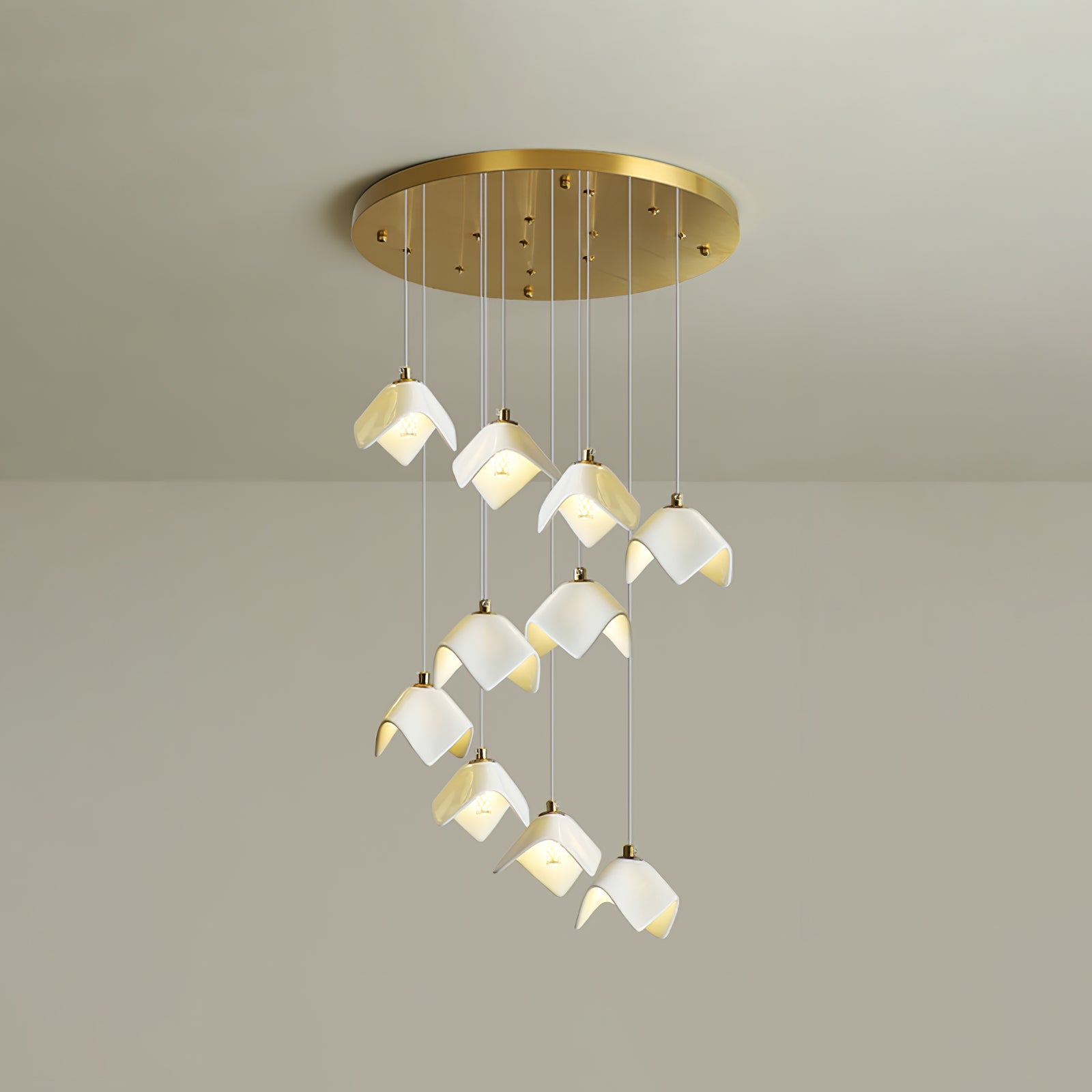 Orlani Cascade Stairs Chandelier - Vakkerlight