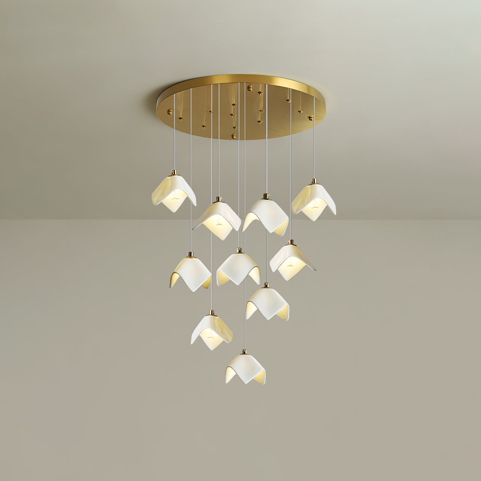 Orlani Cascade Stairs Chandelier - Vakkerlight
