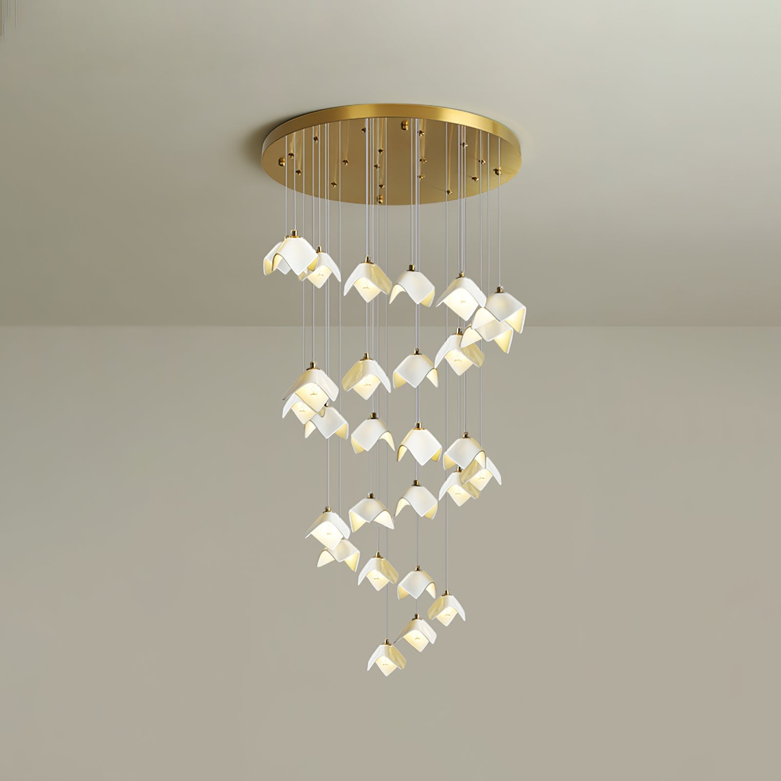 Orlani Cascade Stairs Chandelier - Vakkerlight