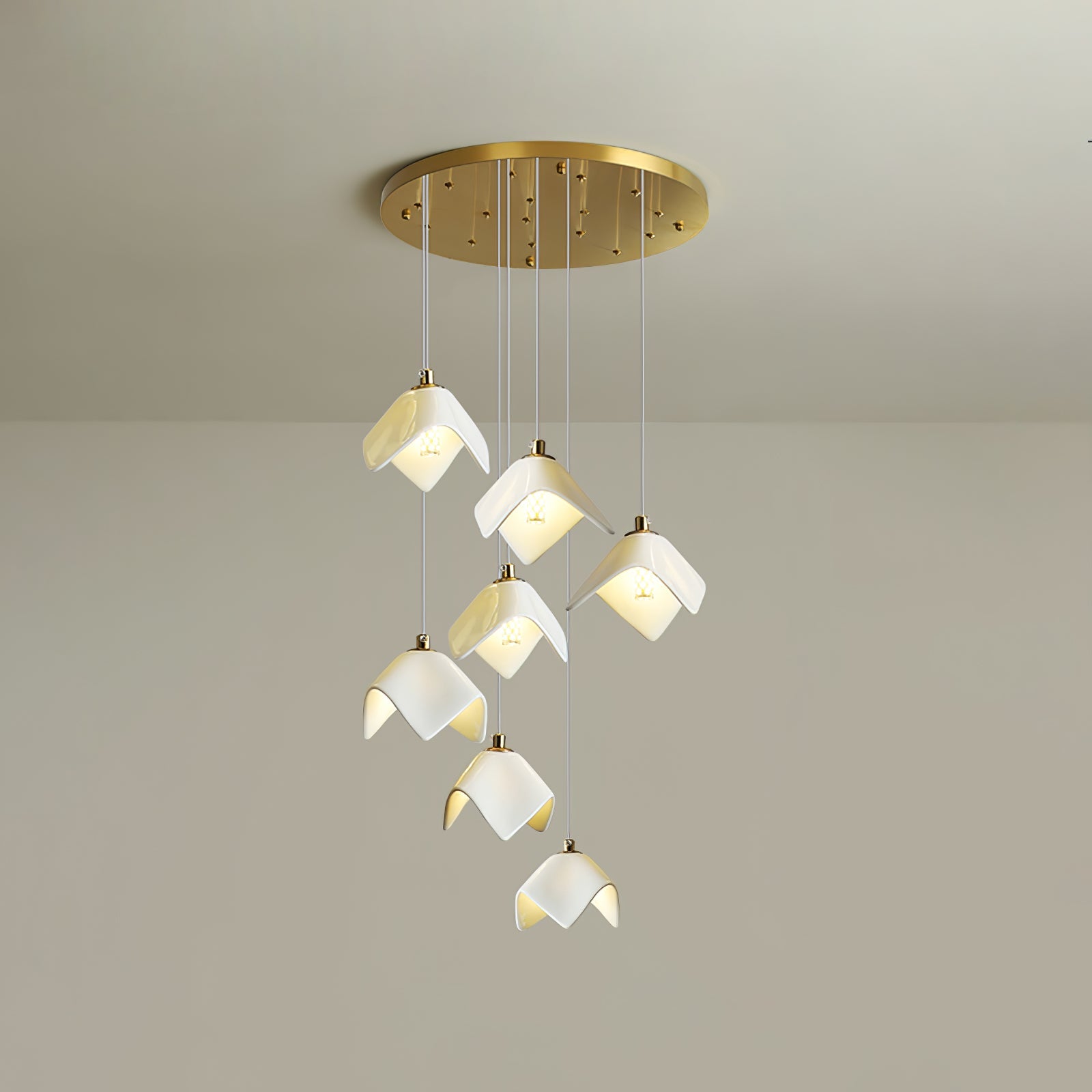 Orlani Cascade Stairs Chandelier - Vakkerlight