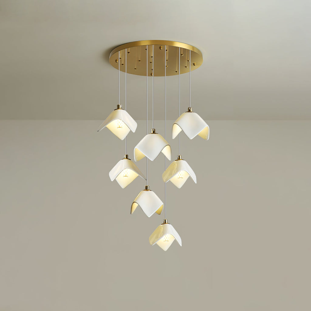 Orlani Cascade Stairs Chandelier - Vakkerlight
