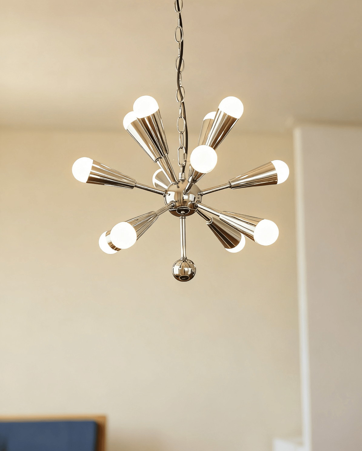 Orvian Chrome Chandelier