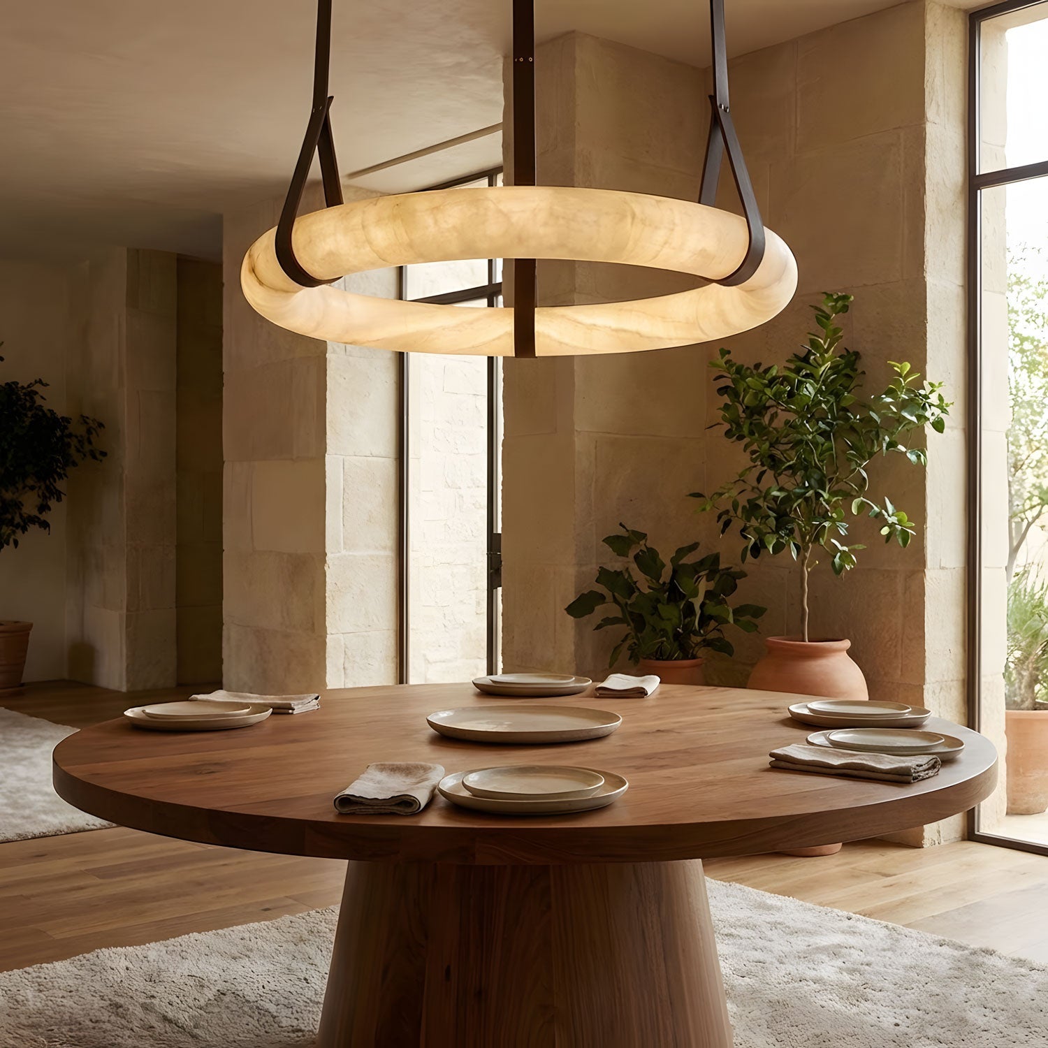 Oslo Alabaster Pendant Light A