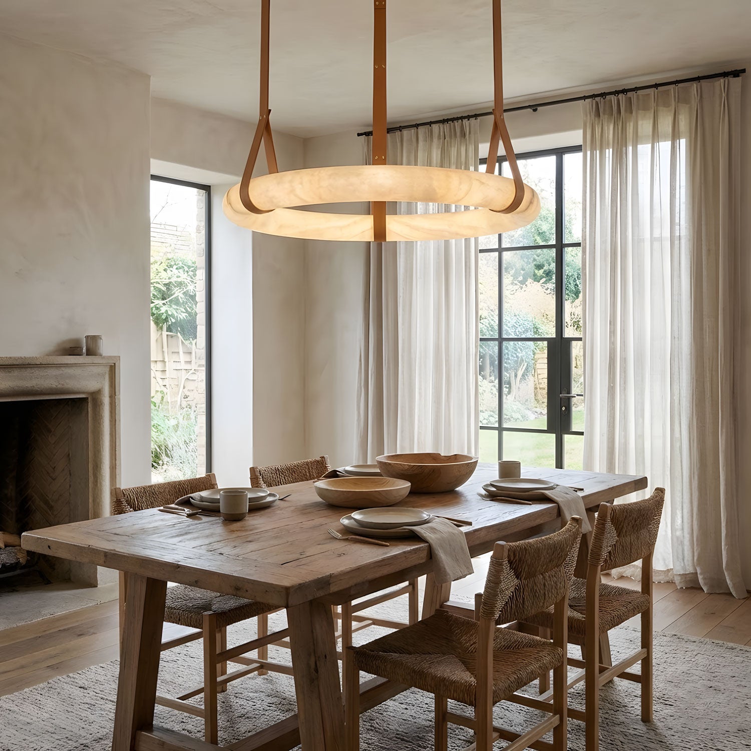 Oslo Alabaster Pendant Light A