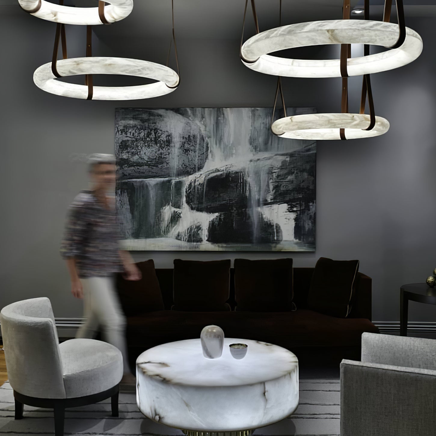 Oslo Alabaster Pendant Light A