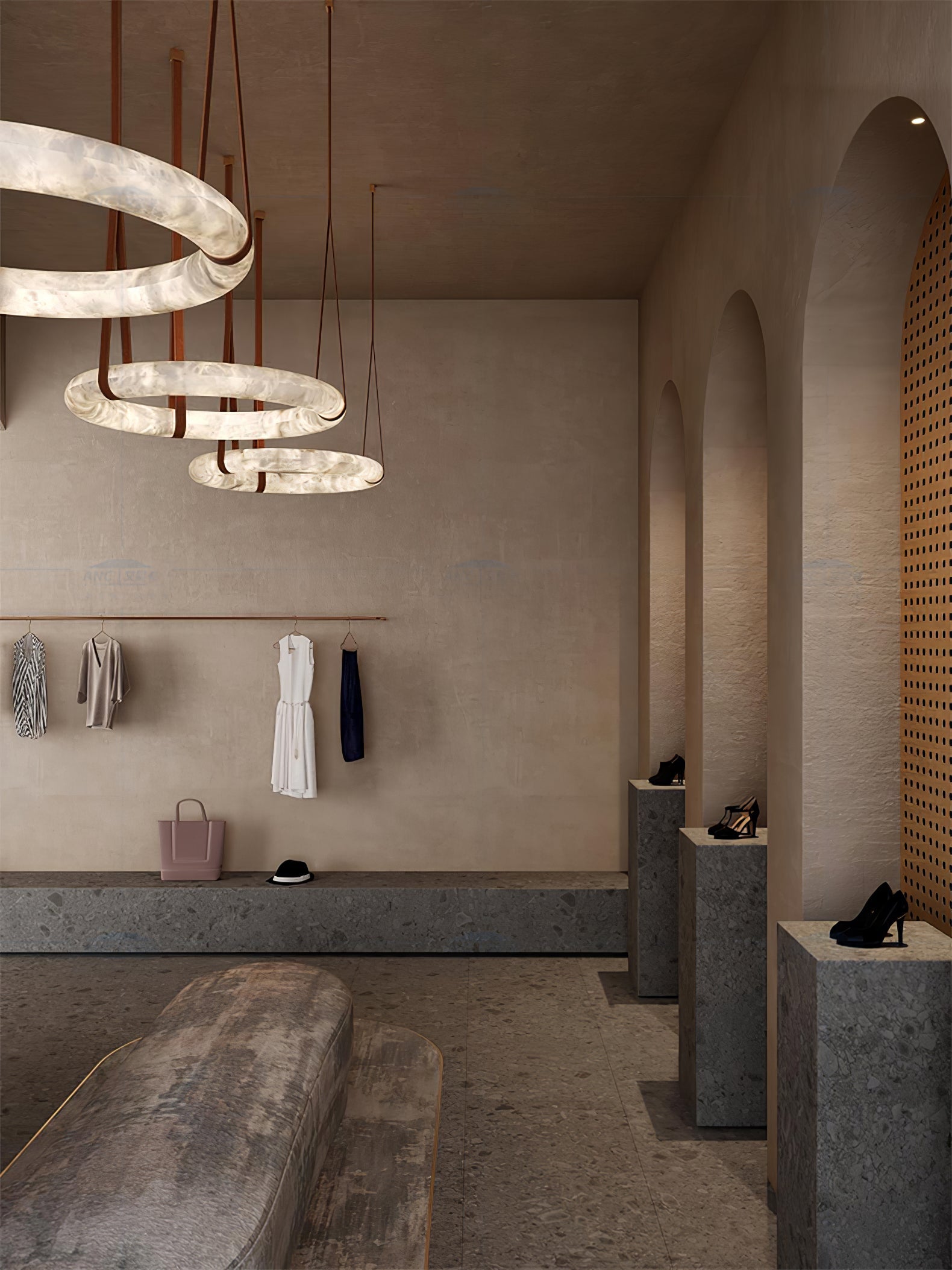 Oslo Alabaster Pendant Light A