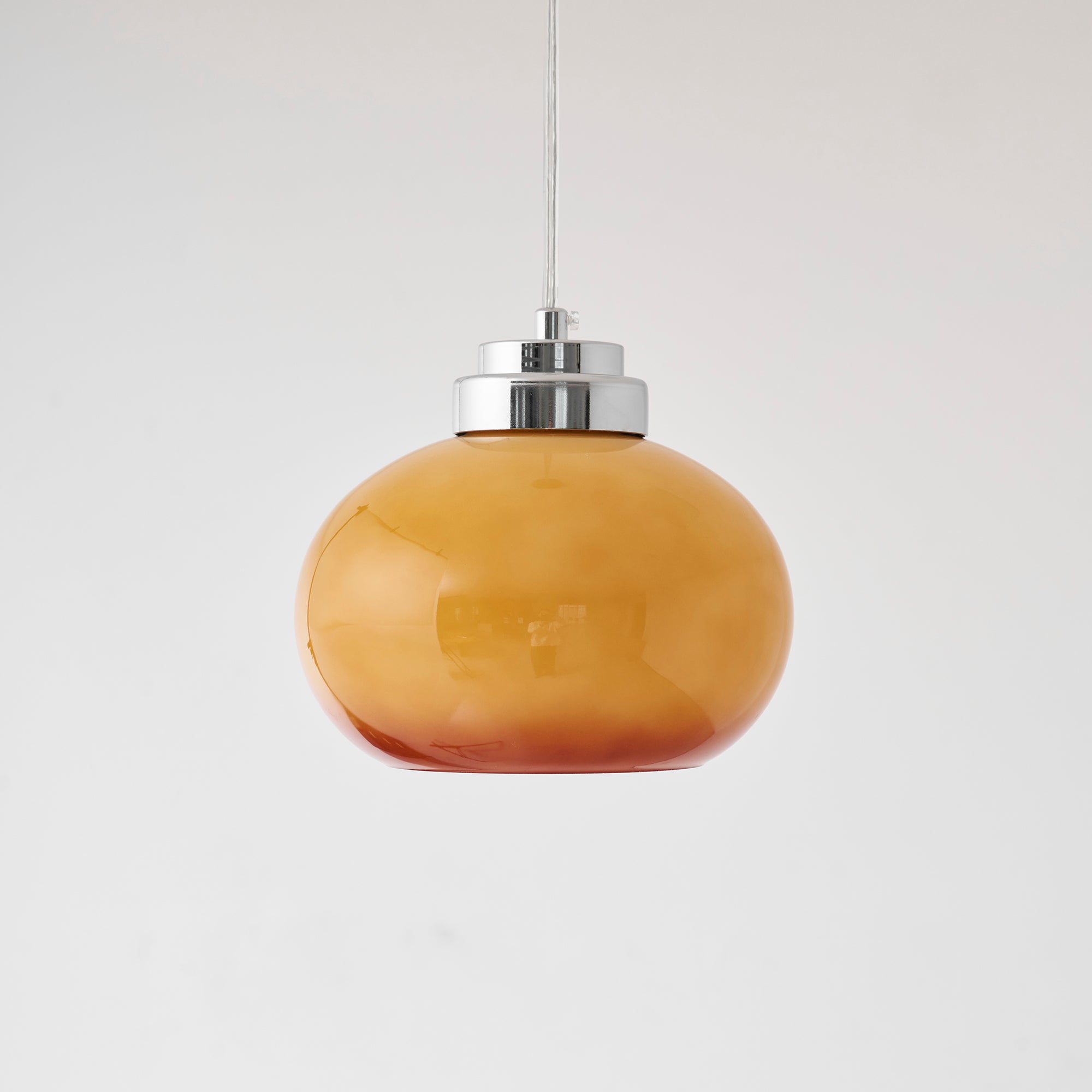 Oval Persimmon Pendant Light
