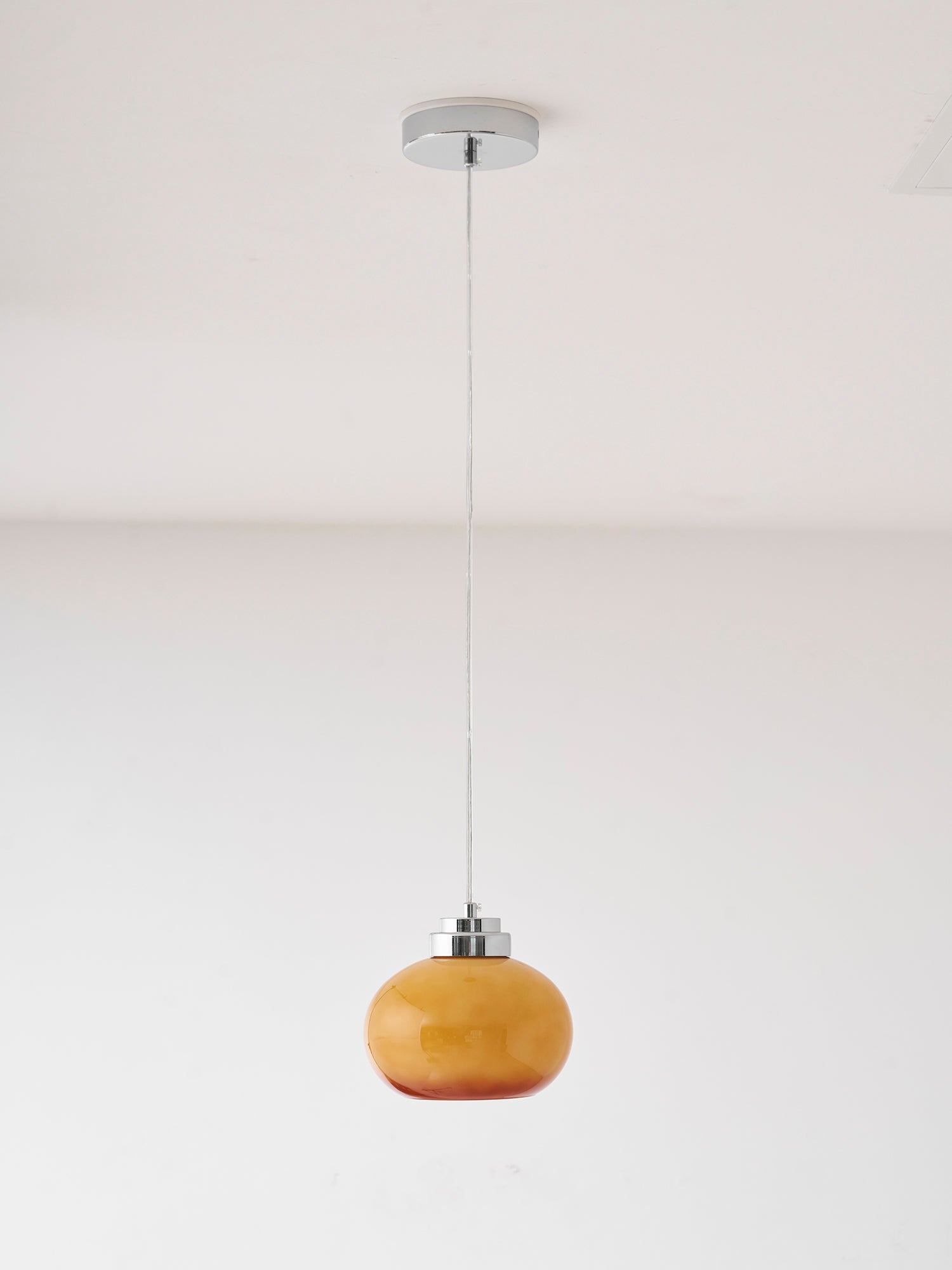 Oval Persimmon Pendant Light
