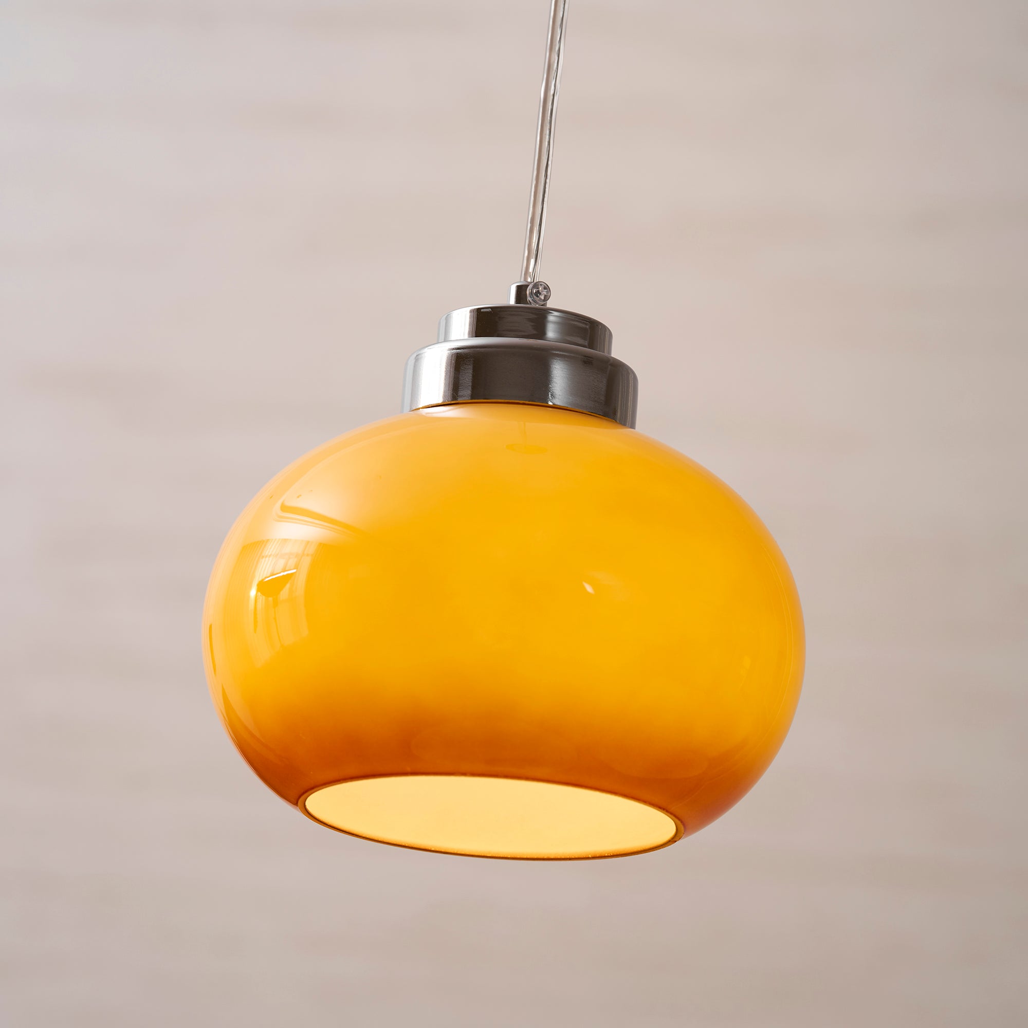 Oval Persimmon Pendant Light