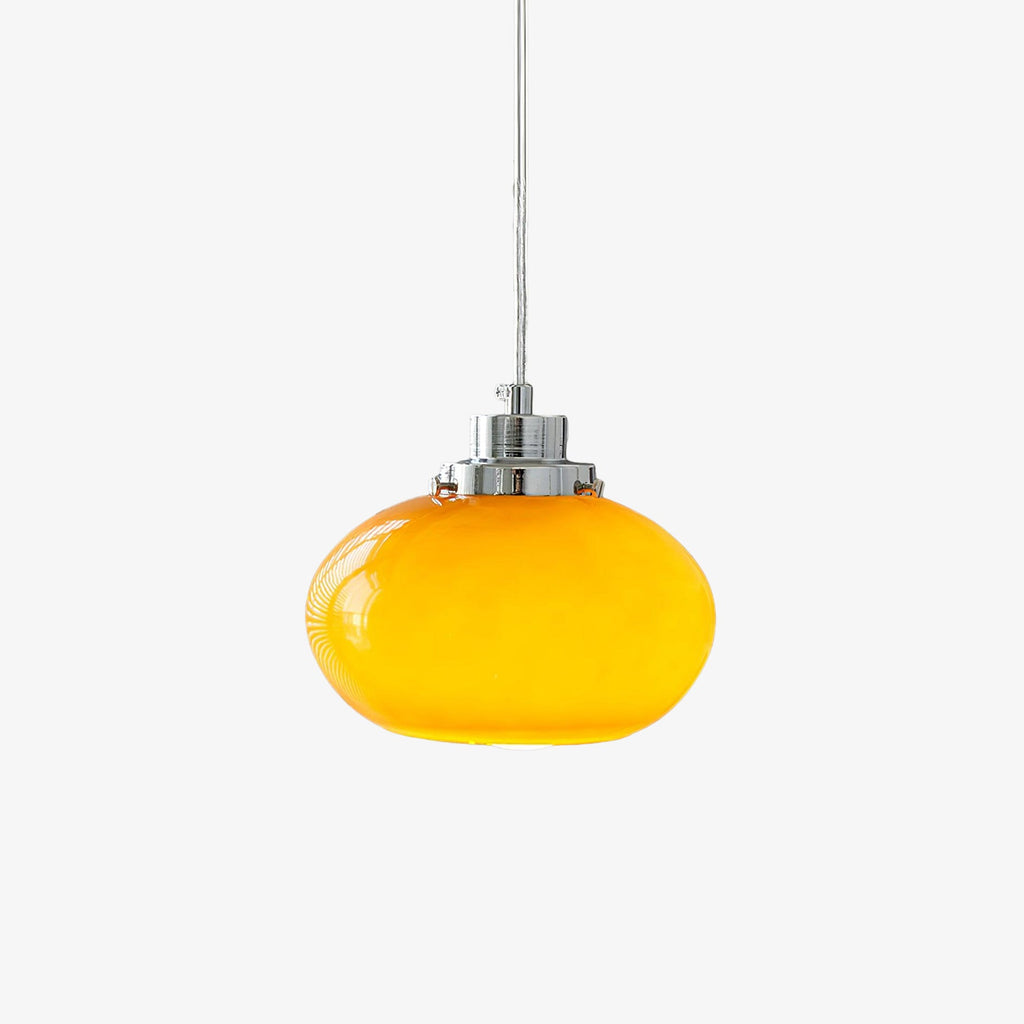 Oval Persimmon Pendant Light