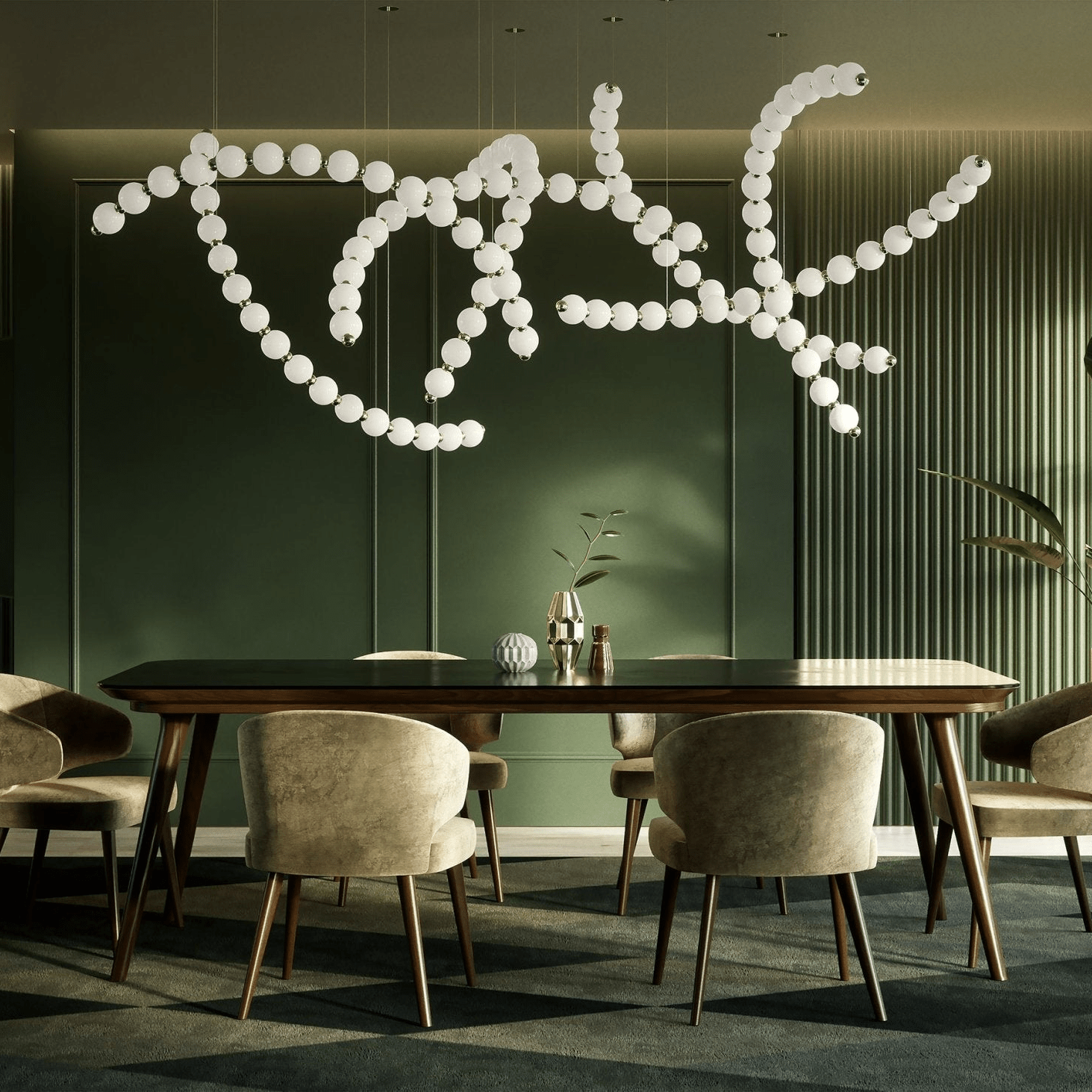 Pearl Drop Customize Chandelier - Vakkerlight