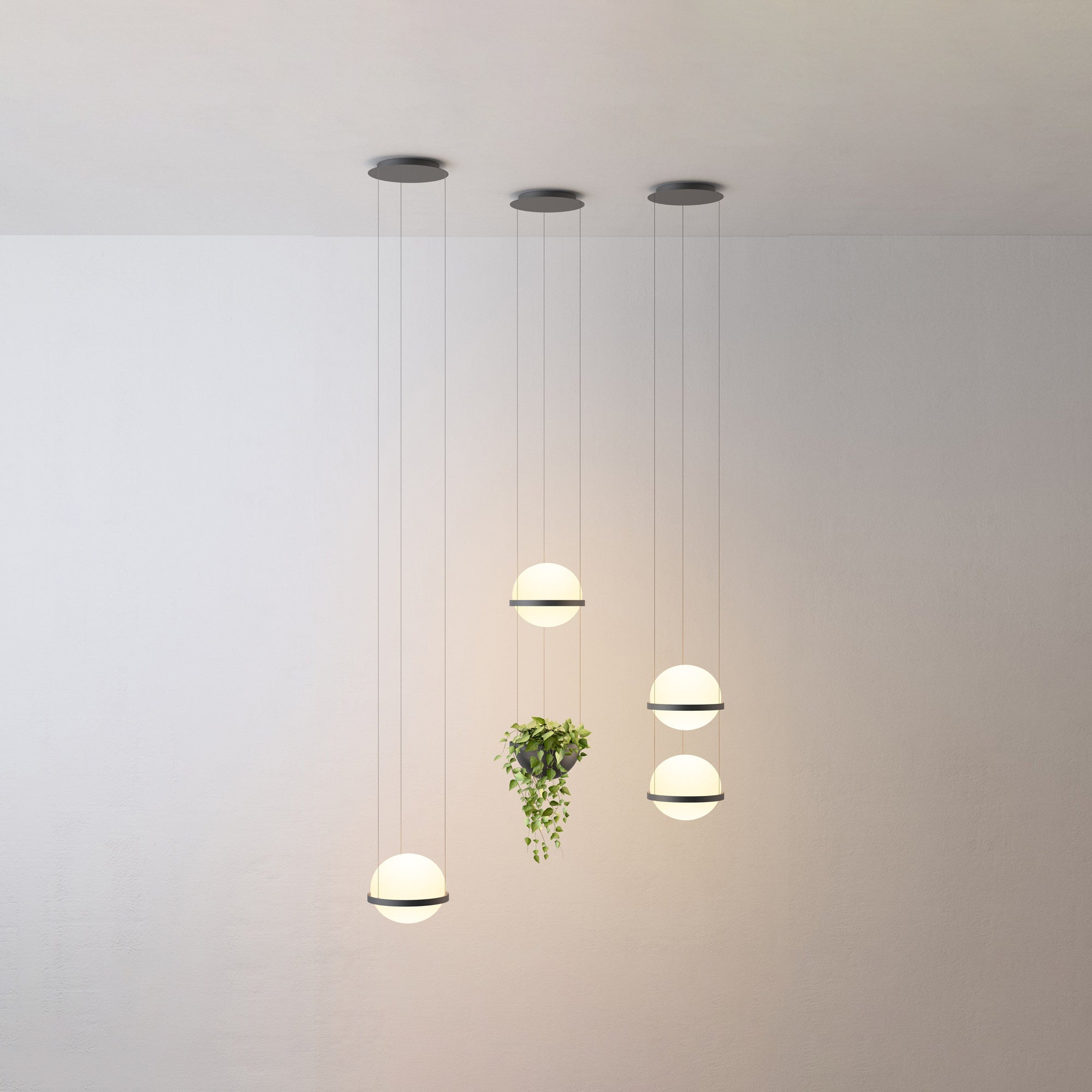 Lampă suspendată Orbit Sphere