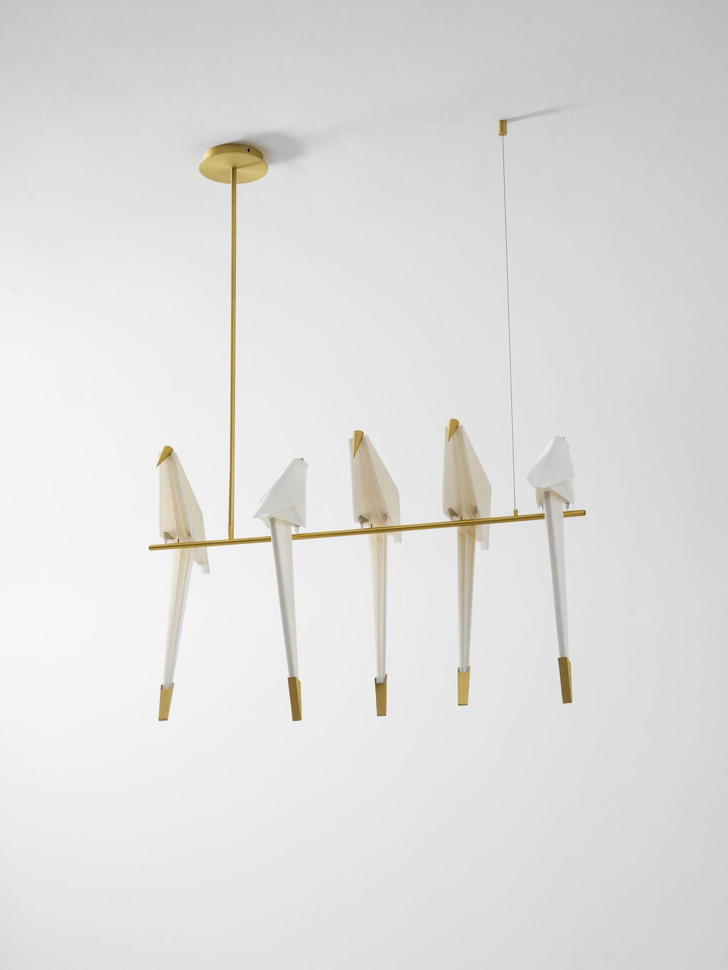 Paper Crane Bird LED Chandelier