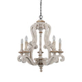 Parrotuncle Wooden Candle Chandelier - Vakkerlight