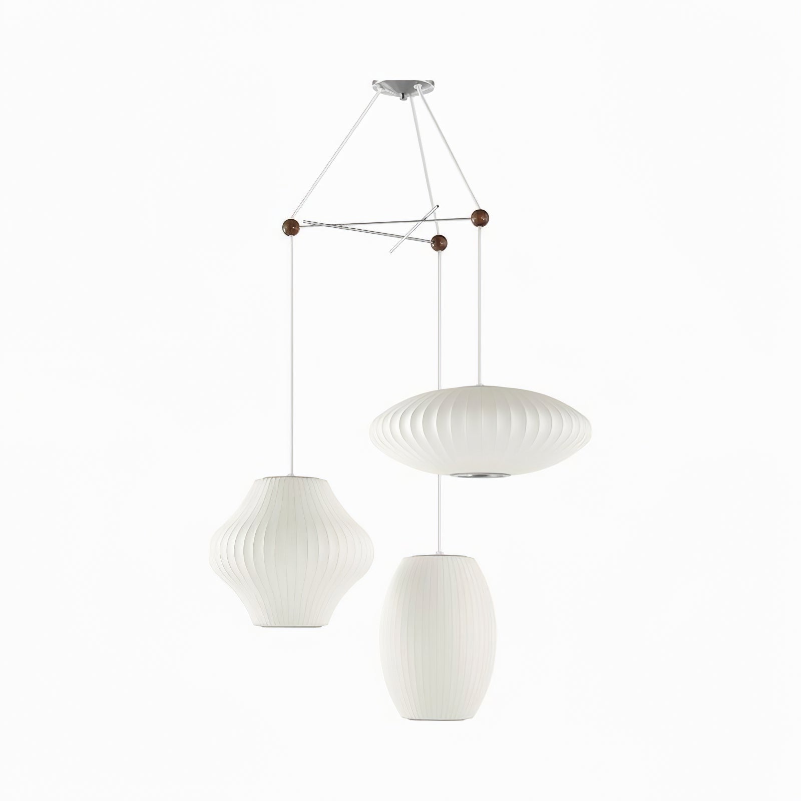 Triple Pear Bubble Pendant Lamp - Vakkerlight