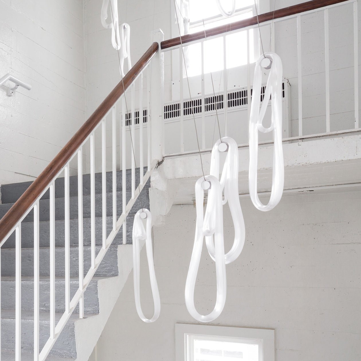 Pearlescent Filament Chandelier