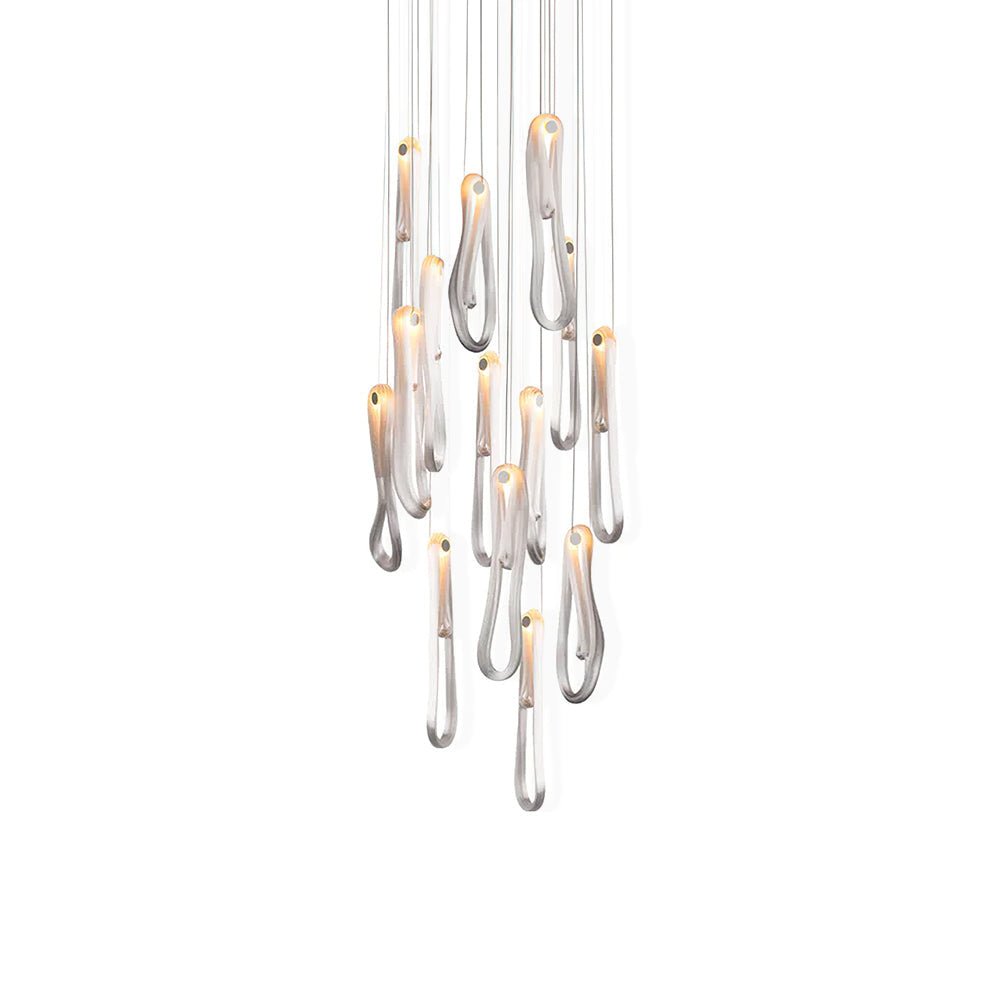 Pearlescent Filament Chandelier
