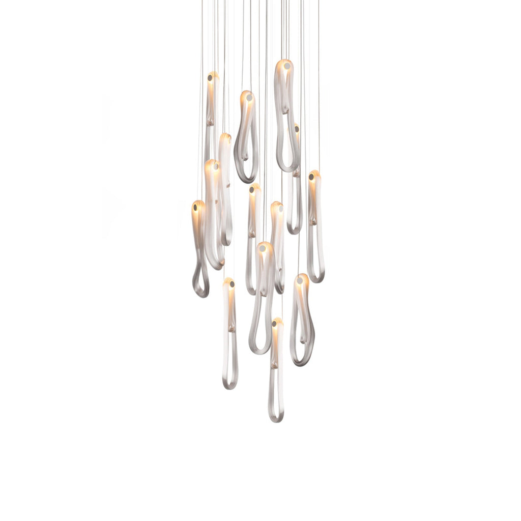 Pearlescent Filament Chandelier
