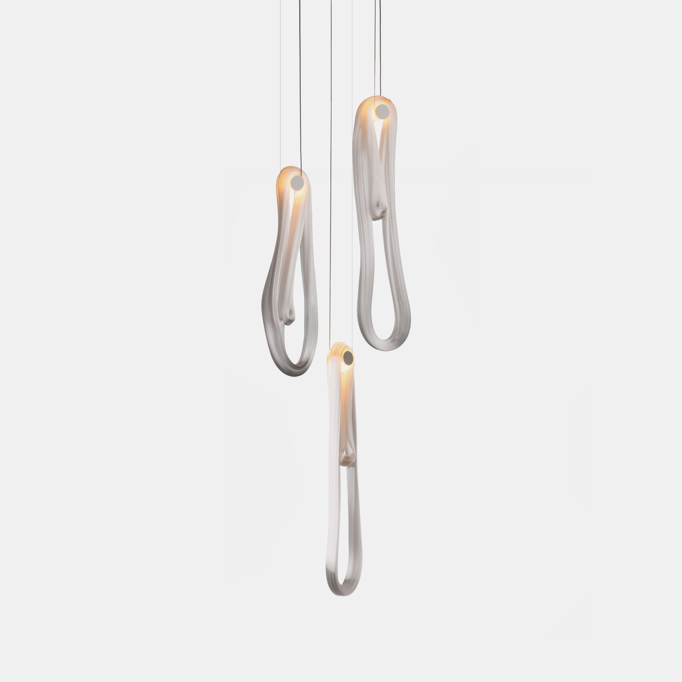 Pearlescent Filament Chandelier