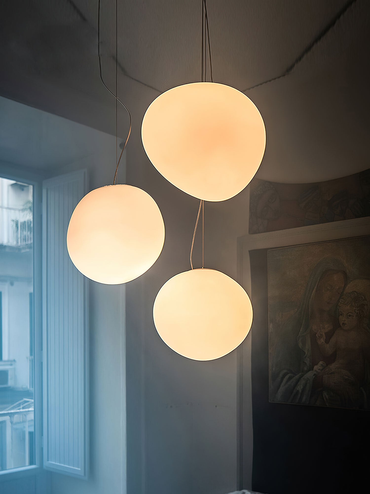 Lampă suspendată Pebble Glow