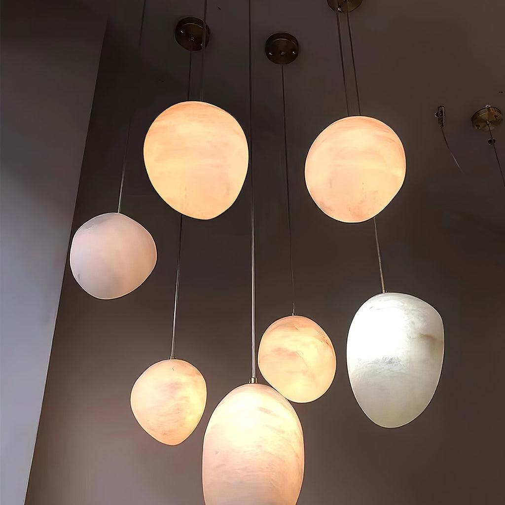 Lampă suspendată Pebbles Alabastr
