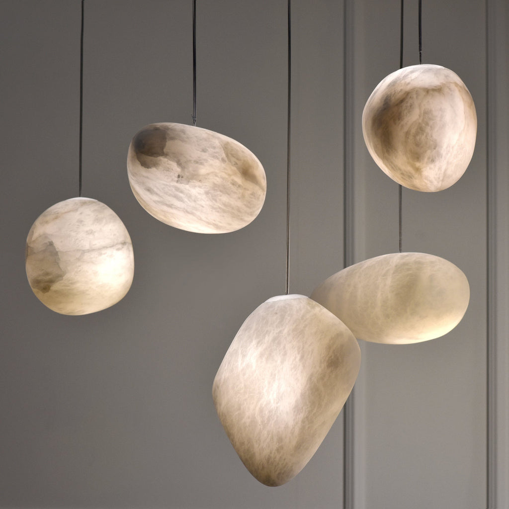 Lampă suspendată Pebbles Alabastr