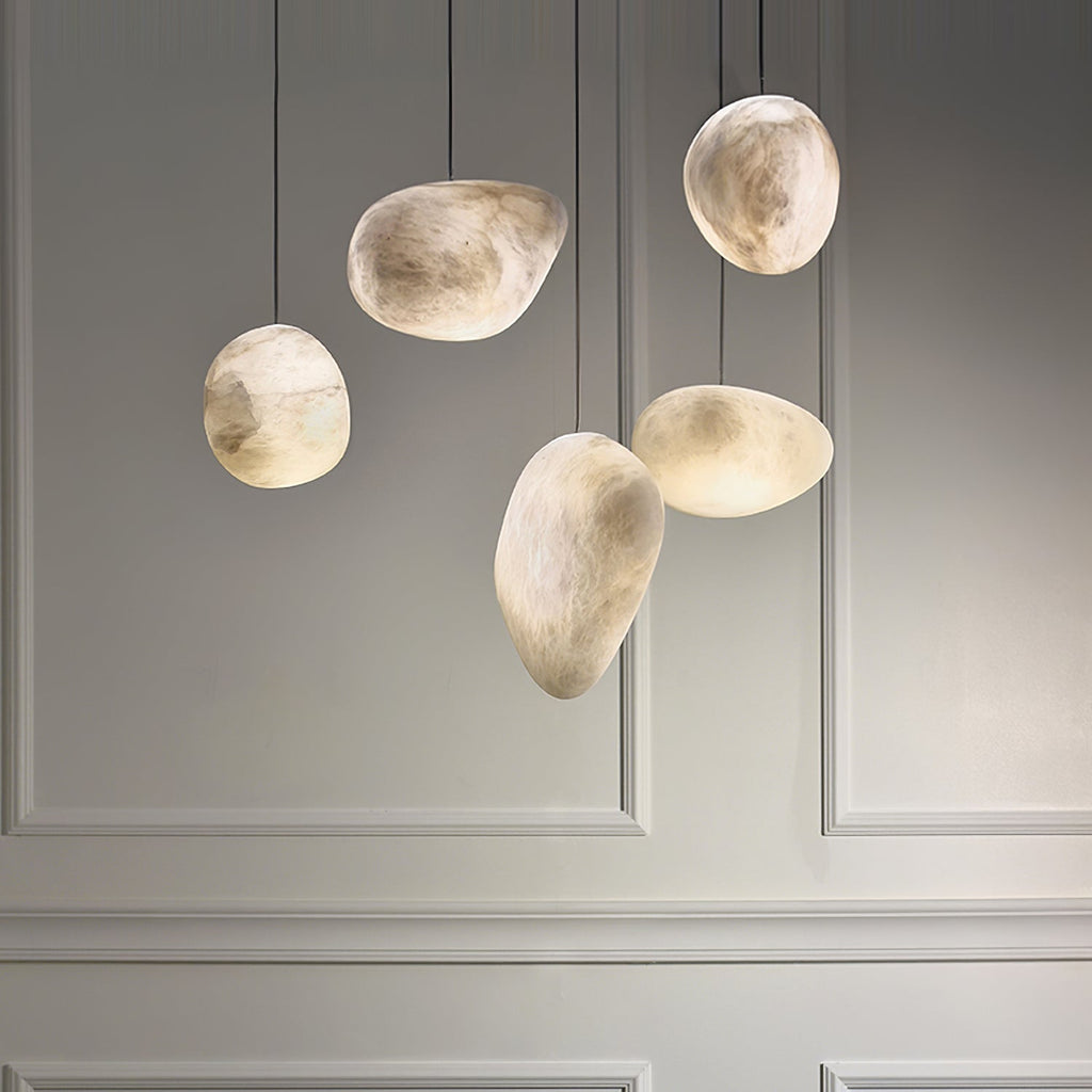 Lampă suspendată Pebbles Alabastr