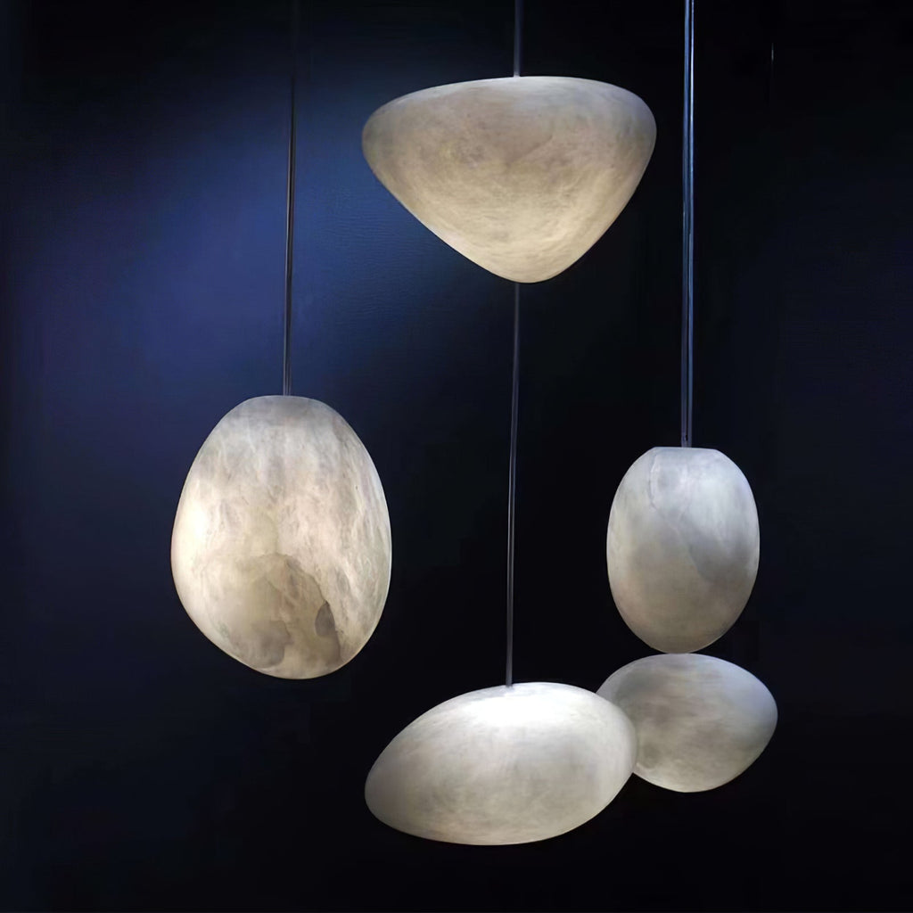 Lampă suspendată Pebbles Alabastr