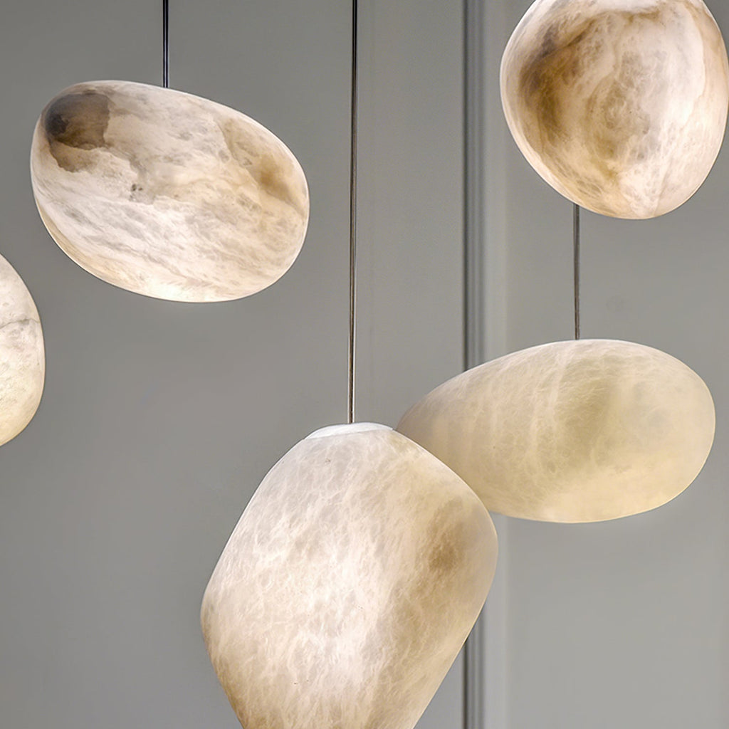 Lampă suspendată Pebbles Alabastr
